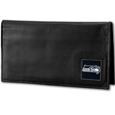 Seattle Seahawks Deluxe Leather Checkbook Cover